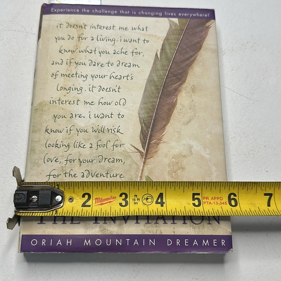The invitation ORIAH a Mountain dreamer spirituality book - Picture 9 of 9